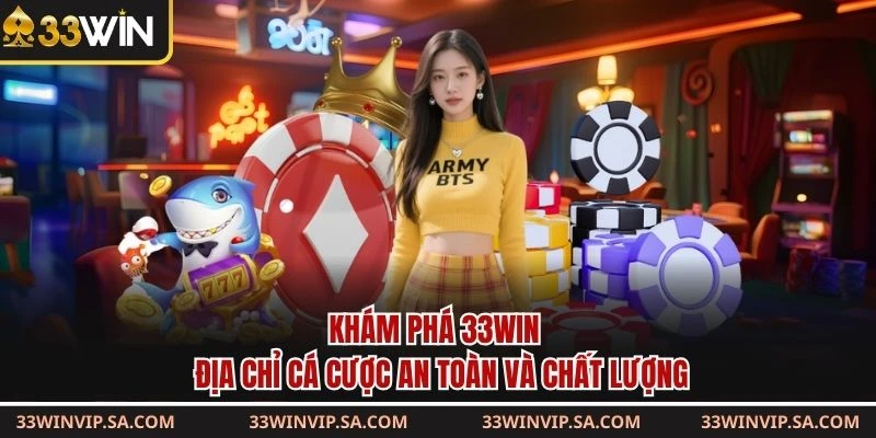 Khám phá 33WIN – Địa chỉ cá cược an toàn và chất lượng